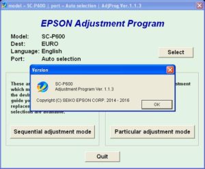 SC-P600 Version